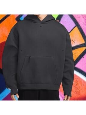 $140 Nike Tech Fleece Oversized Fit Hoodie HV6535-060 Men’s Size M Fast Ship